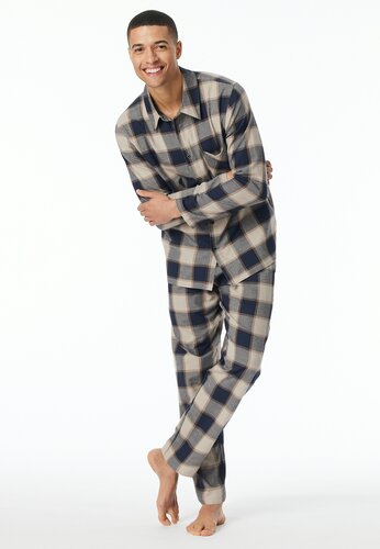 Schiesser Schiesser Pyjama Long nature 182029 48/S