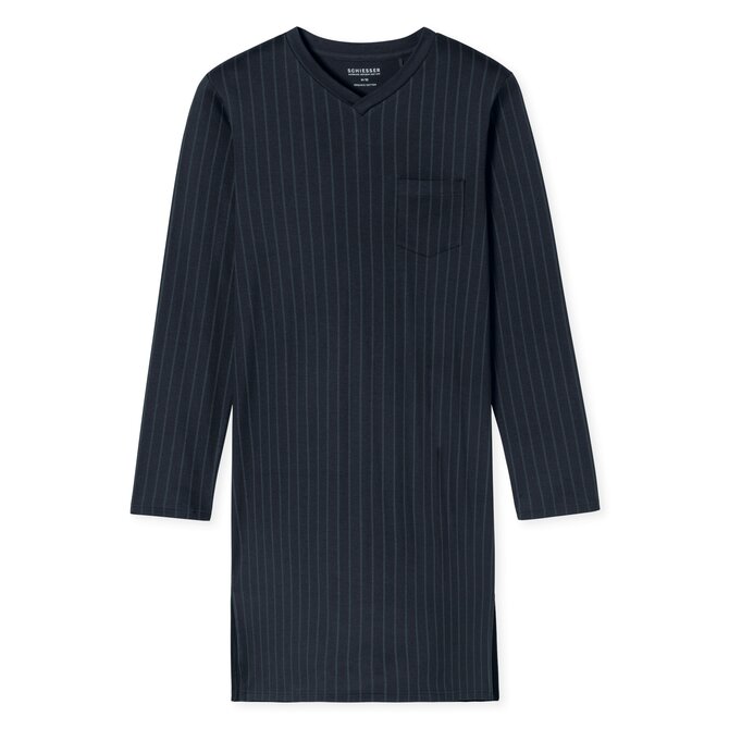 Schiesser Nightshirt 1/1 nightblue 182024 58/3XL Schiesser Nightshirt 1/1 nightblue 182024 58/3XL
