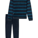 Schiesser Schiesser Pyjama Long petrol 181932 58/3XL