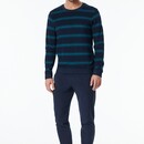 Schiesser Schiesser Pyjama Long petrol 181932 54/XL