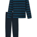 Schiesser Schiesser Pyjama Long petrol 181930 54/XL