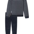 Schiesser Schiesser Pyjama Long nightblue 181929 58/3XL
