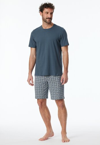 Schiesser Schiesser Pyjama Short jeans 181157 52/L