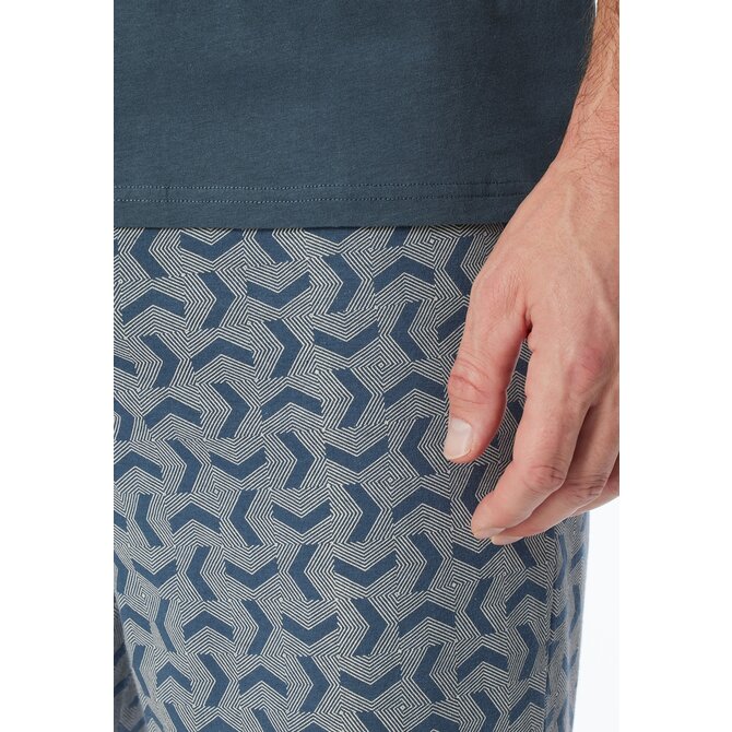 Schiesser Pyjama Short jeans 181157 58/3XL