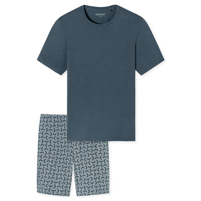 Schiesser Pyjama Short jeans 181157 58/3XL