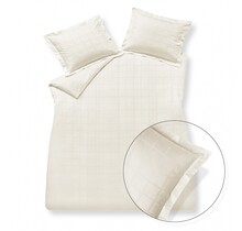 Vandyck Home 78 Check 300Tc Kussensloop (60x70) cream tan