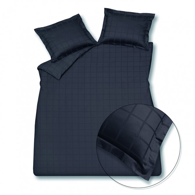 Vandyck Home 78 Check 300Tc 2-persoons (200x200/220) blue ink Vandyck Home 78 Check 300Tc 2-persoons (200x200/220) blue ink