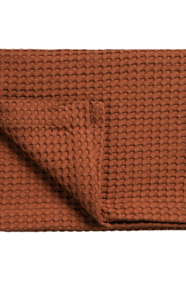 Vandyck Home Pique Bedsprei 160x250 rusty brown