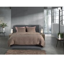 Heckett & Lane Franela Dekbedovertrek 200x200/220 Simply Taupe