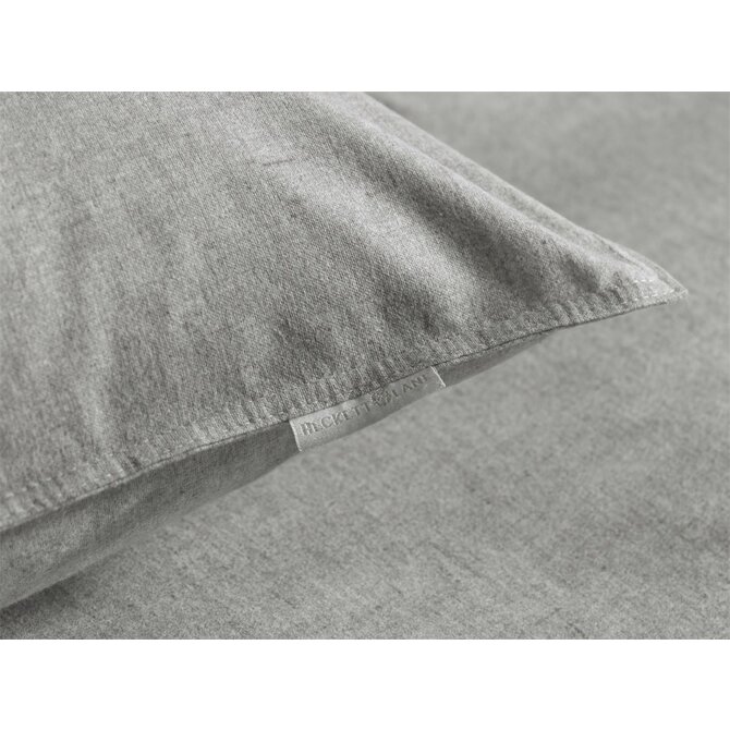Heckett & Lane Franela Dekbedovertrek 200x200/220 Mist Grey Heckett & Lane Franela Dekbedovertrek 200x200/220 Mist Grey