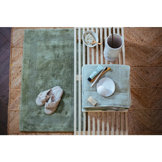 Vandyck Badmat Houston Toiletmat 60x60 smoke green Vandyck Badmat Houston Toiletmat 60x60 smoke green