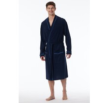 Schiesser Badjas  112562 navy 48/S