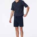 Schiesser Schiesser Pyjama Short 159621 darkblue 56/XXL