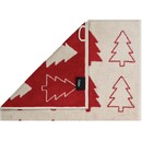 Cawö Cawo Christmas Edition 794 Fir trees Handdoek rot