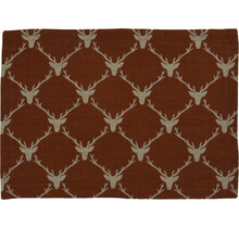 Sander placemat Antlers 35x50 Fb. 33 - Roestbruin