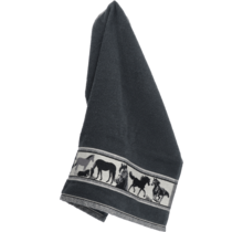 Bunzlau Castle Horse keukendoek 53x60 Anthracite