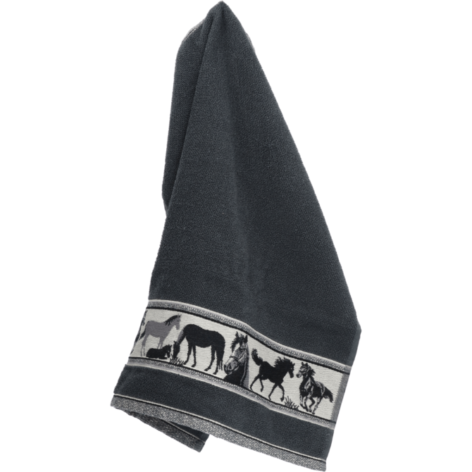 Bunzlau Castle Horse keukendoek 53x60 Anthracite Bunzlau Castle Horse keukendoek 53x60 Anthracite