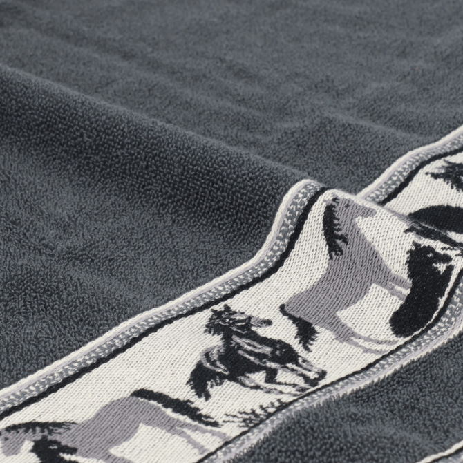 Bunzlau Castle Horse keukendoek 53x60 Anthracite Bunzlau Castle Horse keukendoek 53x60 Anthracite