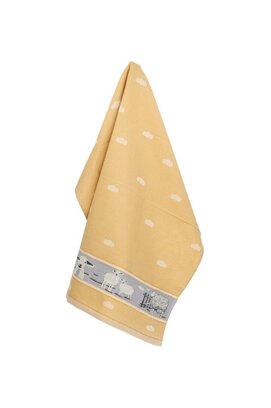 Bunzlau Castle Sheep theedoek 65x65 Yellow