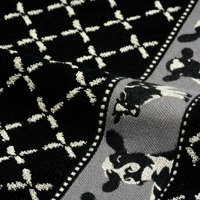 Bunzlau Castle Cows keukendoek 53x60 Black