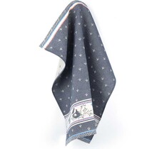 Bunzlau Castle Birds theedoek 65x65 Dark Blue