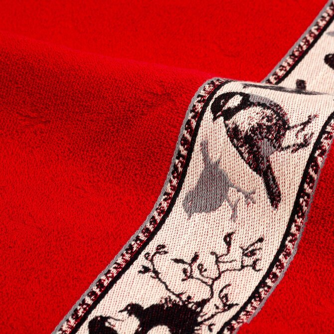 Bunzlau Castle Birds keukendoek 53x60 Red