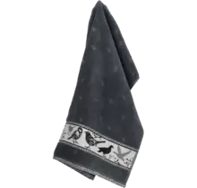 Bunzlau Castle Birds keukendoek 53x60 Anthracite