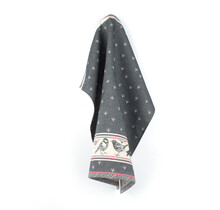 Bunzlau Castle theedoek Birds Black