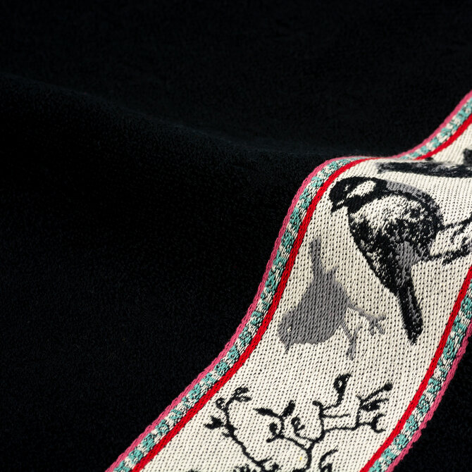 Bunzlau Castle keukendoek Birds Black