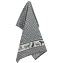 Bunzlau Castle Bunzlau Castle Dogs theedoek 65x65 Anthracite