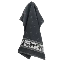 Bunzlau Castle Dogs keukendoek 53x60 Anthracite