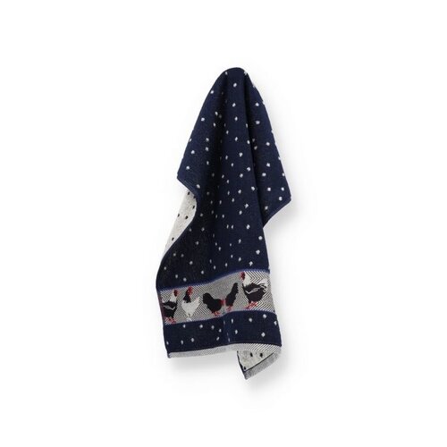 Bunzlau Castle Bunzlau Castle Keukendoek Chickens Dark Blue