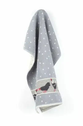 Bunzlau Castle keukendoek Chickens Grey 53x60