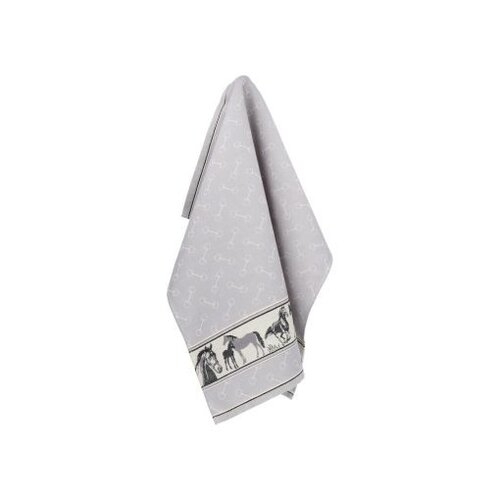 Bunzlau Castle Bunzlau Castle theedoek Horse grey 65x65