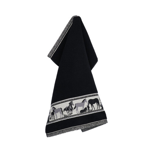 Bunzlau Castle Bunzlau Castle keukendoek Horse black 53x60