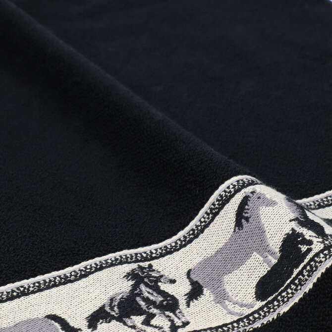 Bunzlau Castle Horse keukendoek 53x60 Black