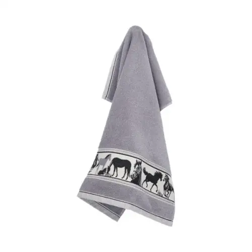 Bunzlau Castle Bunzlau Castle keukendoek Horse grey 53x60
