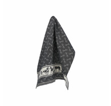 Bunzlau Castle Horse theedoek 65x65 Black