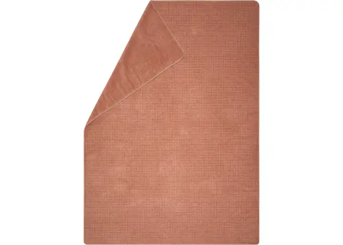 David Fussenegger David Fussenegger SAVONA plaid faux uni Maat 150x200 terracotta