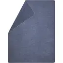 David Fussenegger David Fussenegger SAVONA plaid  faux uni  Maat 150x200 velvet blue