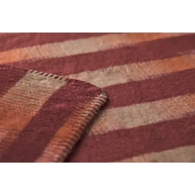 David Fussenegger SAVONA plaid  colour gradient  Maat 150x200 bordeaux David Fussenegger SAVONA plaid  colour gradient  Maat 150x200 bordeaux