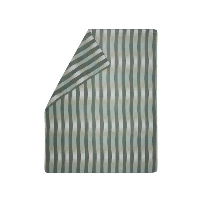 David Fussenegger SAVONA plaid  colour gradient  Maat 150x200 green