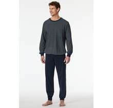 Schiesser Pyjama Long midnight blue 182197 52/L