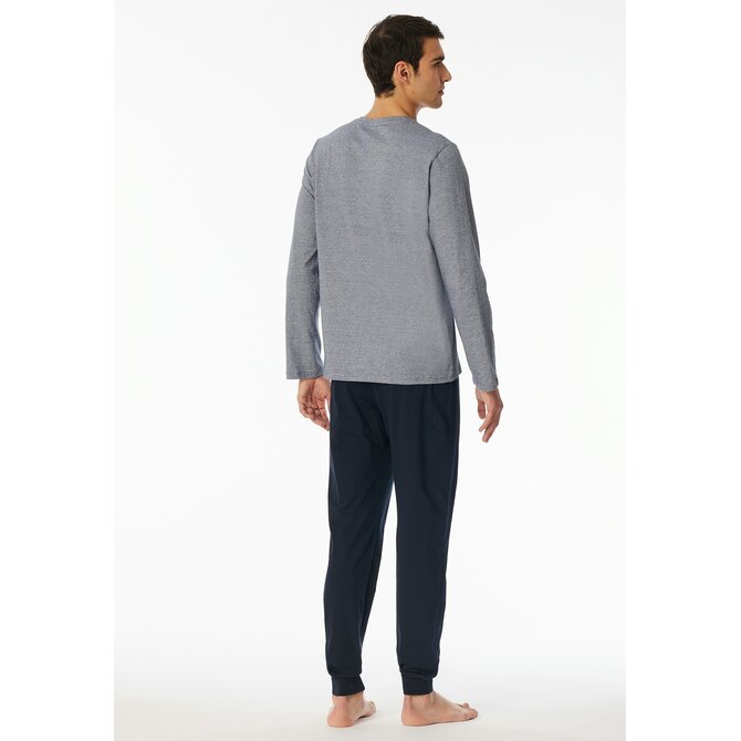 Schiesser Pyjama long midnight blue 182514 52/L