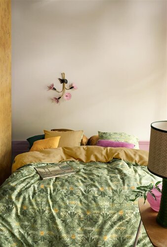 At Home At Home by Bedding House Dekbedovertrek Ancient Olijfgroen 140x200/220 cm