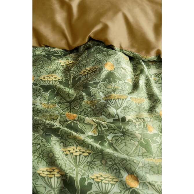 At Home by Bedding House Dekbedovertrek Ancient  Olijfgroen 140x200/220 cm At Home by Bedding House Dekbedovertrek Ancient  Olijfgroen 140x200/220 cm