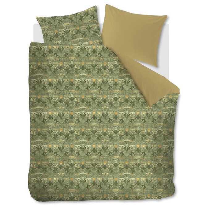 At Home by Bedding House Dekbedovertrek Ancient  Olijfgroen 240x200/220 cm At Home by Bedding House Dekbedovertrek Ancient  Olijfgroen 240x200/220 cm