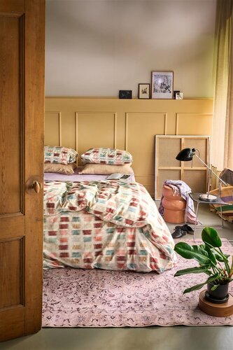 At Home At Home by Bedding House Dekbedovertrek Area Multi 200x200/220 cm