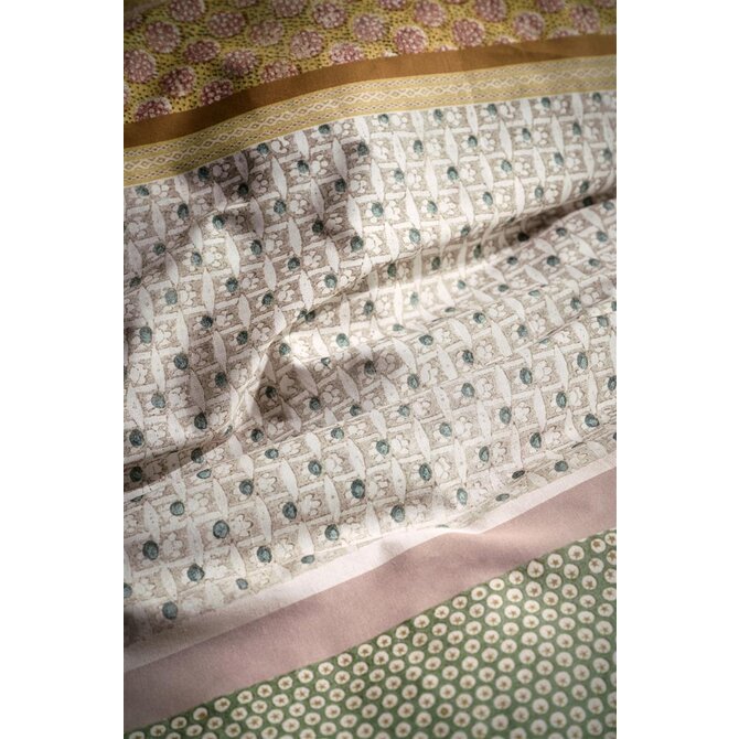 At Home by Bedding House Dekbedovertrek Rows  Multi 240x200/220 cm At Home by Bedding House Dekbedovertrek Rows  Multi 240x200/220 cm