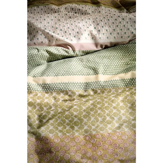 At Home by Bedding House Dekbedovertrek Rows  Multi 240x200/220 cm At Home by Bedding House Dekbedovertrek Rows  Multi 240x200/220 cm